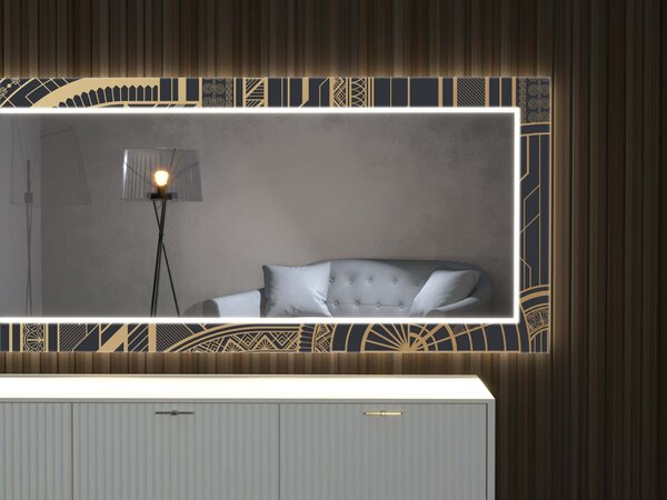 Specchio LED con decorazione D21
