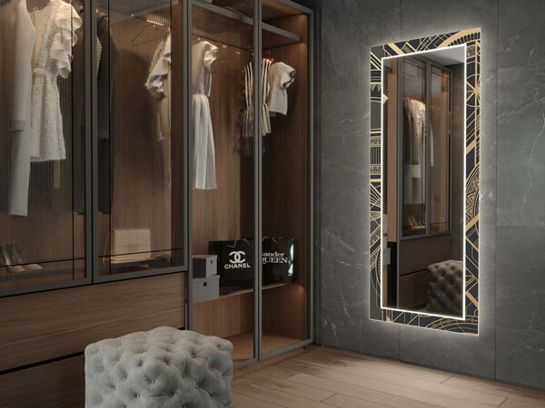 Specchio LED con decorazione D21