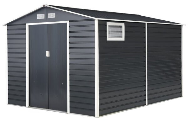 Capanno per attrezzi in metallo Malmo 2,8 x 3,2 m Store Boss antracite