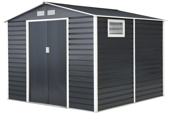 Rimessa per attrezzi in metallo Malmo 2,8 x 2,6 m Store Boss antracite