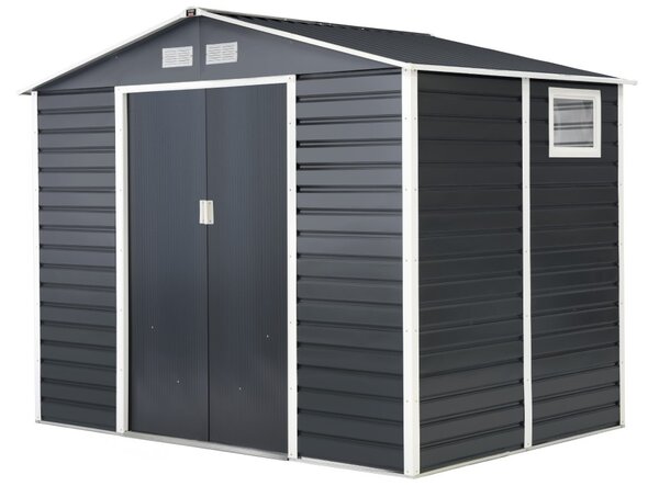 Capanno per attrezzi in metallo Malmo 2,8 x 1,9 m Store Boss antracite