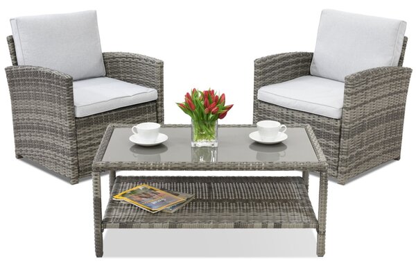 Mobili da giardino Monaco Terrace Garden Point grigio