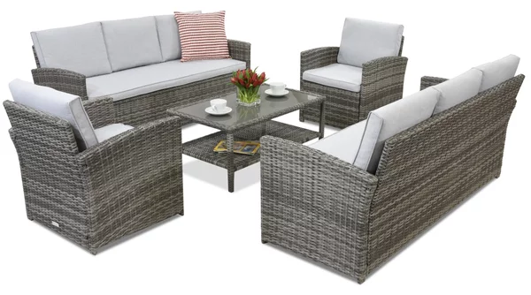 Mobili da giardino Monaco Coffee 8 Garden Point grigio