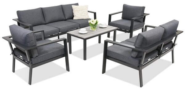 Mobili da giardino in alluminio Sydney Coffee 7 Garden Point antracite