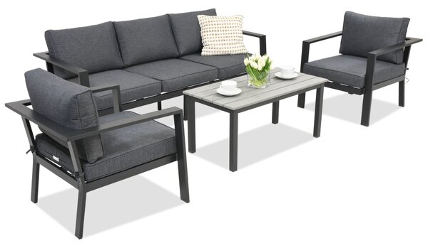 Mobili da giardino in alluminio Sydney Coffee 5 Garden Point antracite
