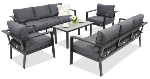 Mobili da giardino in alluminio Sydney Coffee 8 Garden Point antracite