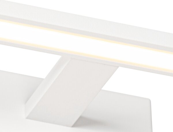 Applique da parete bianca 41,5 cm con LED IP44 - Jerre