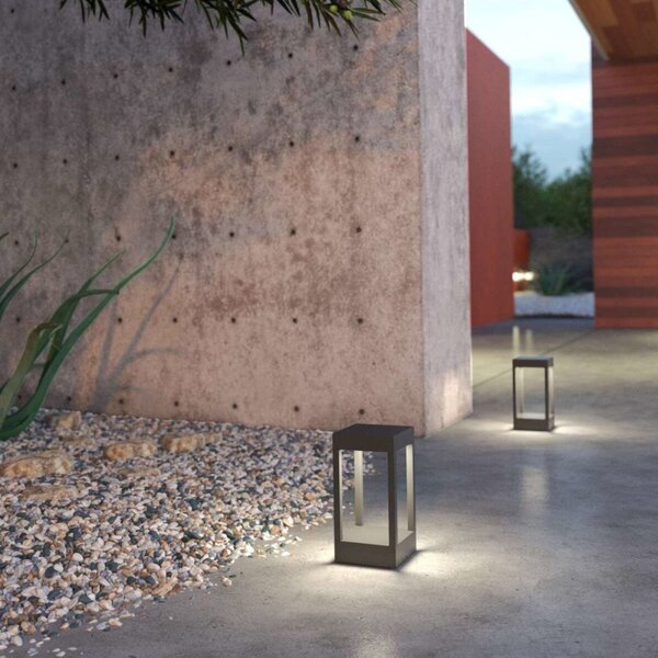 Paletto moderno top light monaco pa30 ga led 3000 ip54 alluminio - Top Light