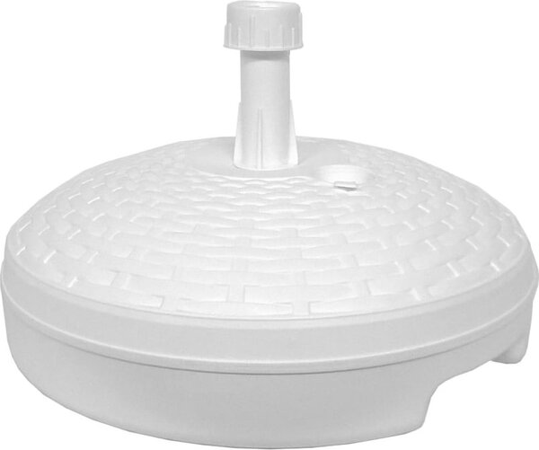 NUOVA PLASTICA ADRIATICA Base ombrellone in PVC effetto Rattan 45 cm colori Assortiti 6 Pezzi - 161
