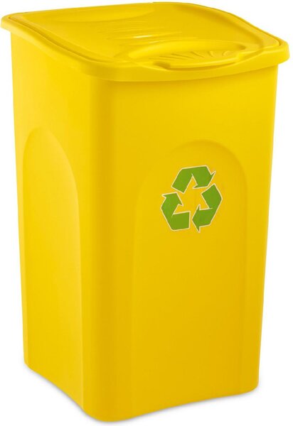 STEFANPLAST Bidone Begreen per Accessori Differenziata litri 50 Giallo - 70600