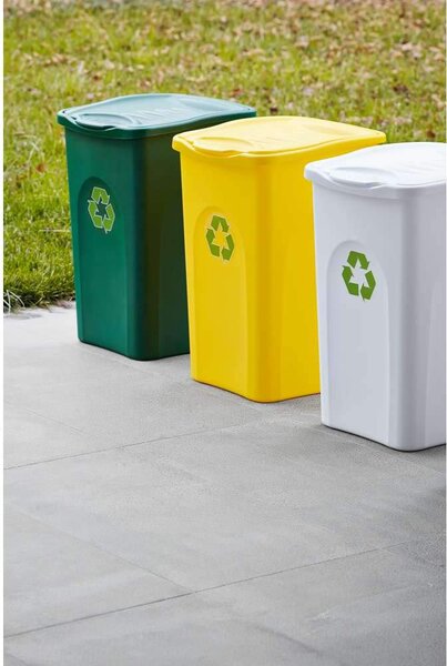 STEFANPLAST Bidone Begreen per Accessori Differenziata litri 50 Giallo - 70600