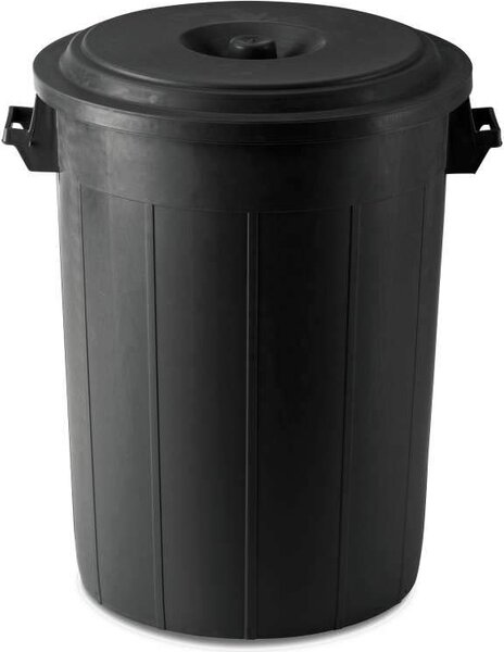 I.C.S. Bidone Spazzatura Pattumiera Rifiuti in Plastica senza Coperchio Capacit 75 Litri - GARDEN 75