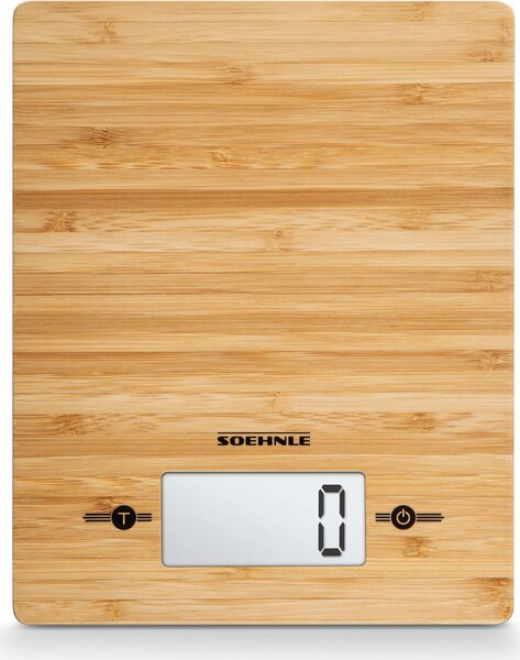 Soehnle Bilancia da Cucina Elettronica Digitale Max 5 Kg colore Bamboo - 66308