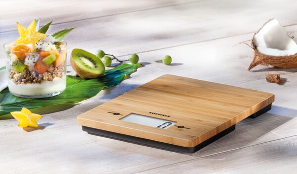 Soehnle Bilancia da Cucina Elettronica Digitale Max 5 Kg colore Bamboo - 66308
