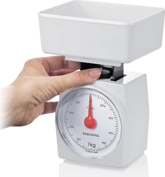 Tescoma Bilancia da Cucina per Alimenti Analogica Peso Max 2 Kg con Ciotola - Linea Accura 634522