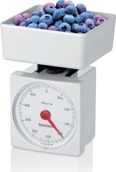 Tescoma Bilancia da Cucina per Alimenti Analogica Peso Max 0,5 Kg con Ciotola - Linea Accura 634520