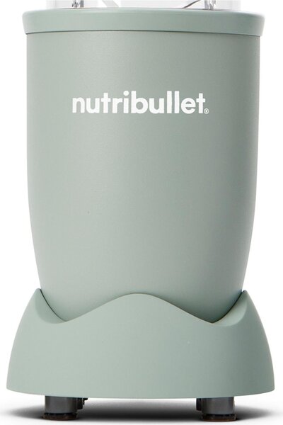 NutriBullet Blender Frullatore con Bicchiere Capacit 0.9 Litri Potenza 900 Watt + Caraffa da 700 ml e Coperchi colore Verde - NB907MAJD