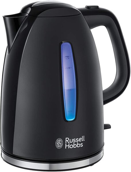 Russell Hobbs Bollitore elettrico Capacit 1.7 Litri Potenza 2400 Watt colore Nero - 22591-70 Texture Plus