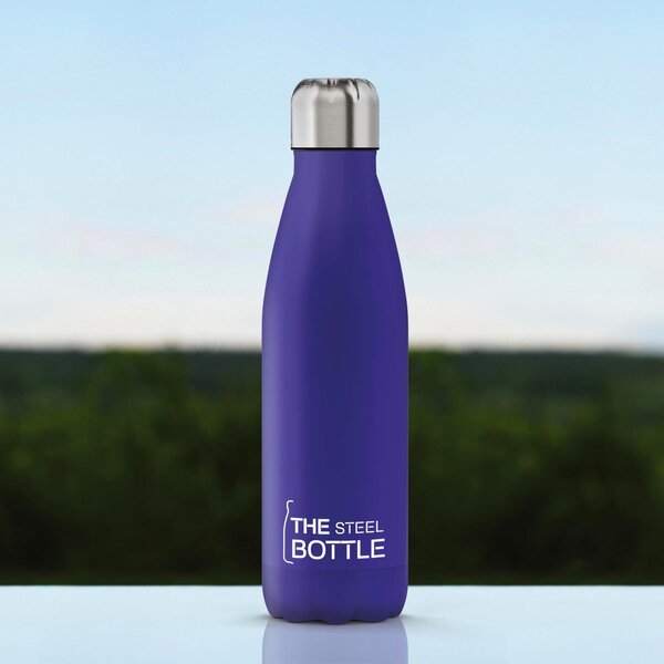 Steel Bottle Borraccia Termica Bottiglia 500 ml colore Blu