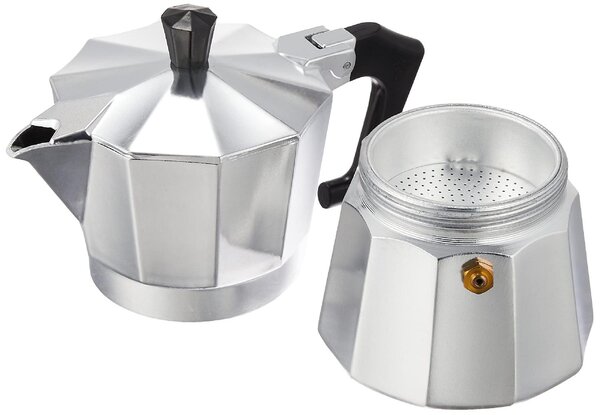 Pezzetti Caffettiera 3 Tazze Moka in Alluminio - 1361 Italexpress