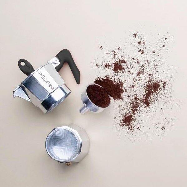 Pedrini Caffettiera Brillant C 2 Tazze in Box - 9082