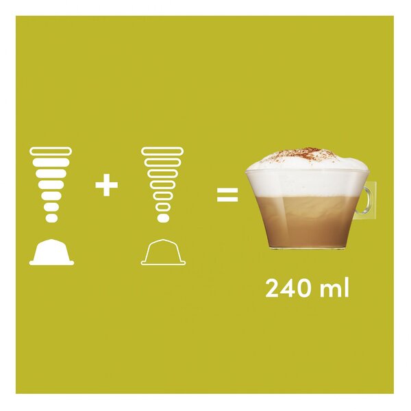 Nescaf Dolce Gusto Capsule Dolce Gusto Cappuccino Light 8 Tazze Confezione 16 Pezzi - 12503795