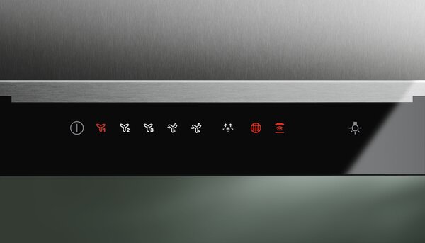 Electrolux Cappa Cucina Filtrante / Aspirante da Parete Larghezza 90 cm colore Acciaio Inox - KFTB19X Serie 900 SilenceTech