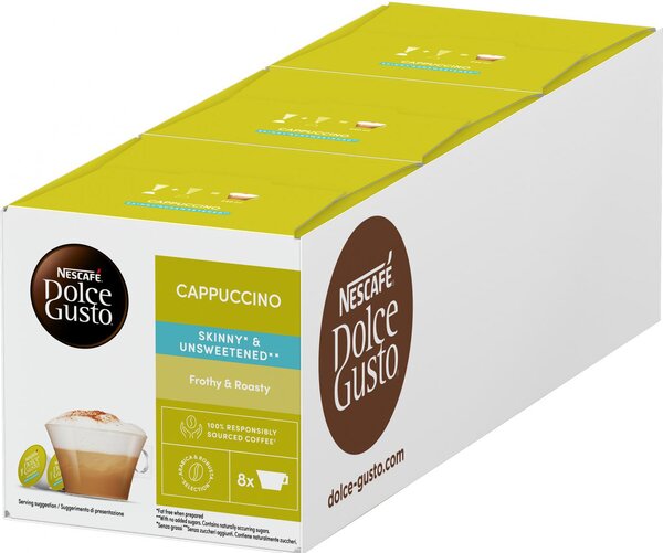 Nescaf Dolce Gusto Capsule Dolce Gusto Cappuccino Light 8 Tazze Confezione 16 Pezzi - 12503795