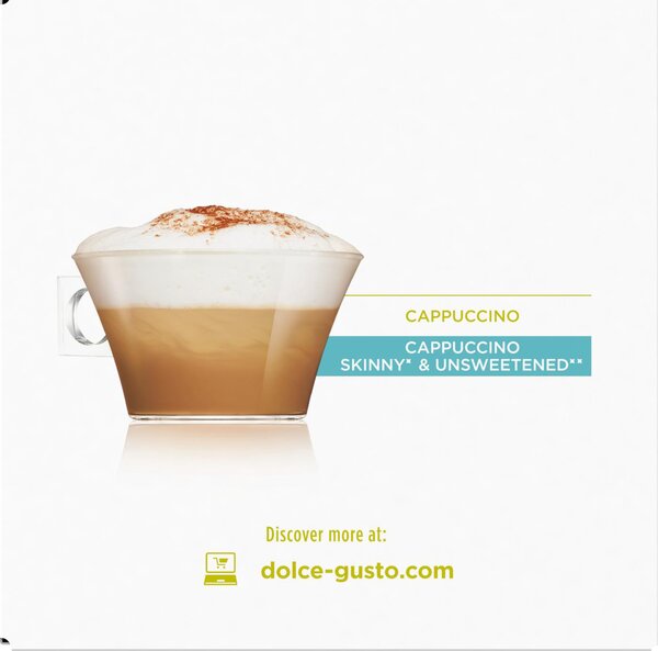 Nescaf Dolce Gusto Capsule Dolce Gusto Cappuccino Light 8 Tazze Confezione 16 Pezzi - 12503795