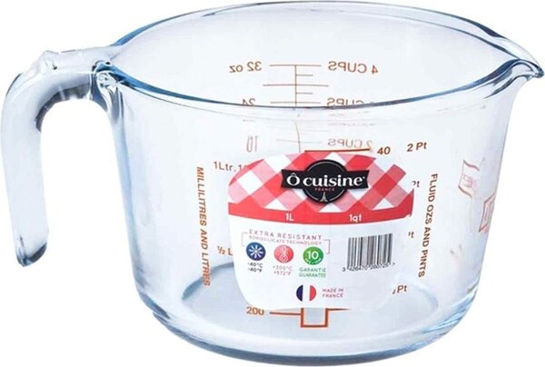 O cuisine Caraffa 1 litro Vetro temperato 264B