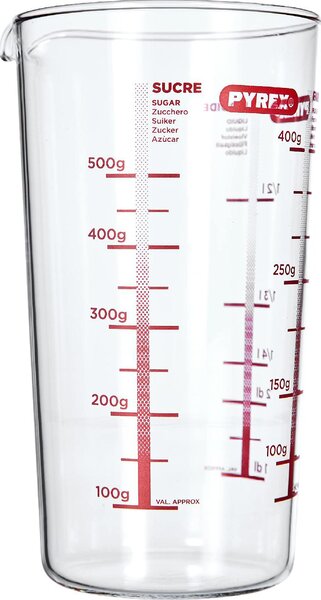 Pyrex Caraffa Graduata Stretta Litri 0,50 - 888B
