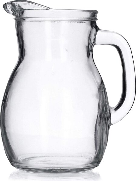Bormioli Rocco Caraffa Vetro trasparente con Manico e Becco versatore Capacit 1000 cc - 146160MU3321990