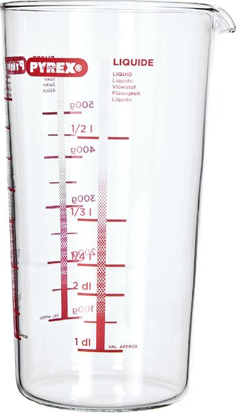 Pyrex Caraffa Graduata Stretta Litri 0,50 - 888B