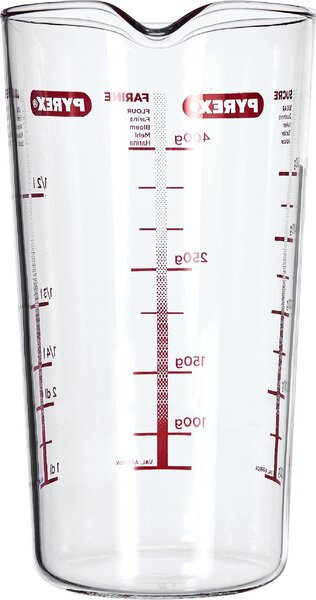 Pyrex Caraffa Graduata Stretta Litri 0,50 - 888B
