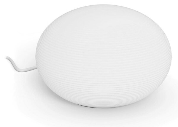 Lampade da tavolo Philips Hue, Flourish, dimmerabile, Bianco, Soggiorno, Vetro, Moderno