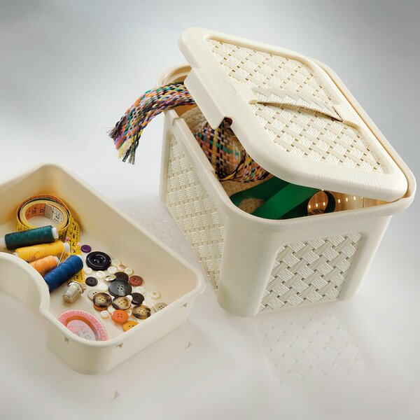 Tontarelli Cofanetto Armadietto Portaoggetti Beauty Arianna Bianco cm 28x22x17h - TO5447B