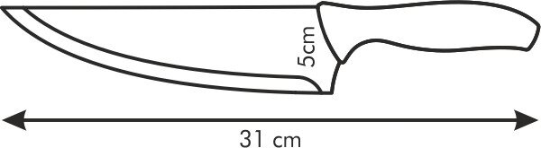 Tescoma Coltello Cuoco cm 18,0 Sonic - 862042