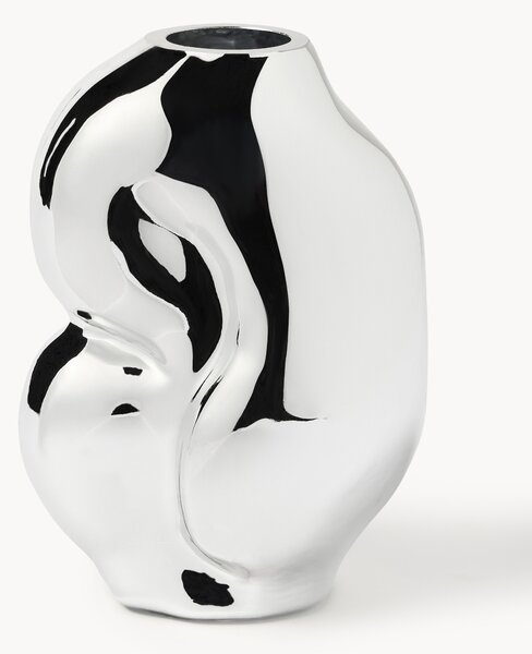 Vaso in vetro fatto a mano Gleam, Alt. 18 cm