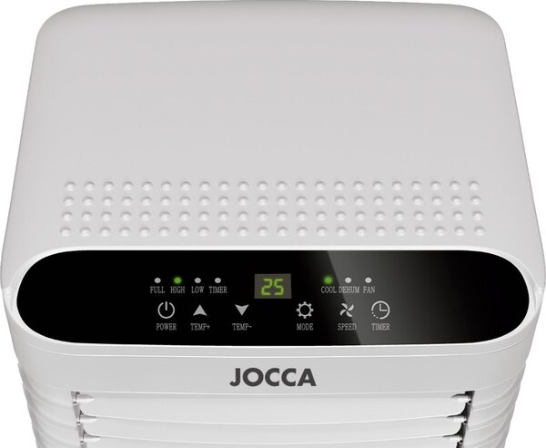 JOCCA Condizionatore Portatile 9000 Btu /h Climatizzatore Classe A con Timer e Telecomando colore Bianco - 2341