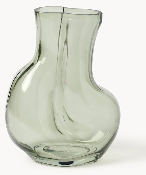 Vaso in vetro fatto a mano Gleam, Alt. 22 cm