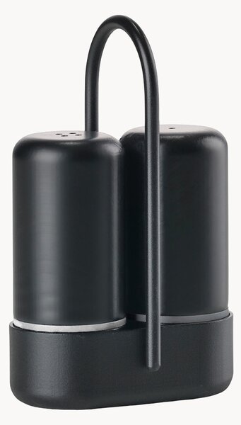 Set saliera e pepiera Singles Black 3 pz