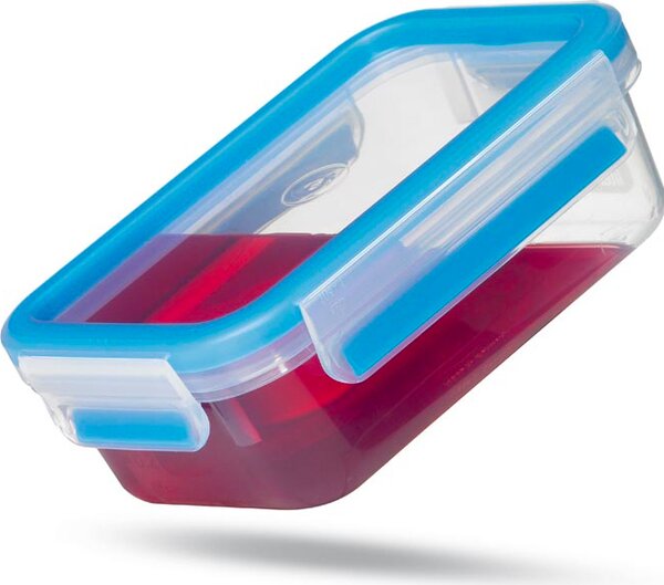 Emsa Contenitore salvafreschezza con griglia per gocciolamento 3.7 lt 26.5 cm 19.5 cm 11 cm Clip & Close TPE PP Trasparente - 512888