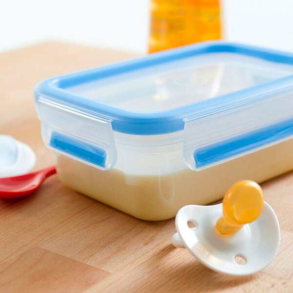 Emsa Contenitore salvafreschezza con griglia per gocciolamento 3.7 lt 26.5 cm 19.5 cm 11 cm Clip & Close TPE PP Trasparente - 512888