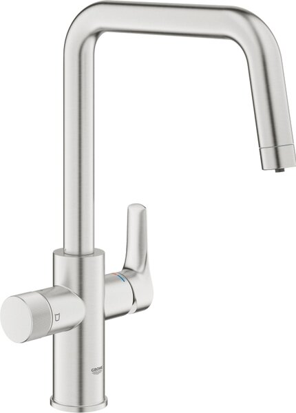 Miscelatore per lavello BLUE PURE EUROSMART Bocca a U supersteel supersteel
