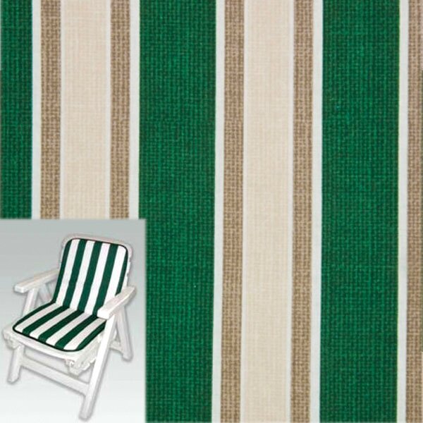Xtra Cuscino Multiriga Verde Schienale Basso 49+40x44 - 576