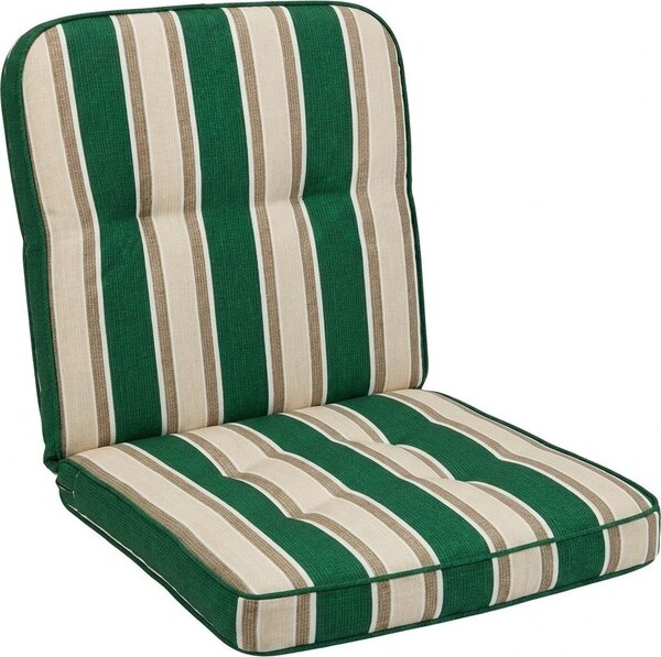 Xtra Cuscino Multiriga Verde Schienale Basso 49+40x44 - 576