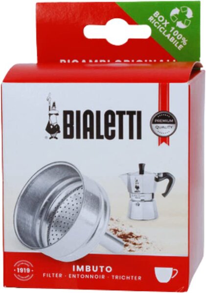 Bialetti Imbuto per caffettiera 6 Tazze in Alluminio - 0800135