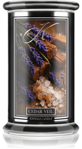 Kringle Candle Reserve Cedar Veil candela profumata 623 g