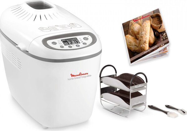 Moulinex Macchina Pane capacit 1.5 Kg potenza 1600 Watt colore Bianco - OW6101