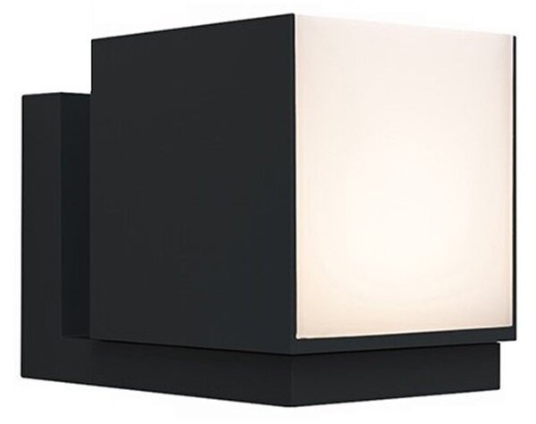 Lampada da parete per esterni CUBA nero Lutec 5193803012